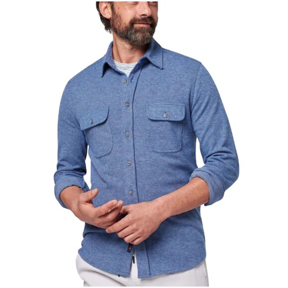 Faherty Other - Faherty Legend Sweater Shirt Washed Blue Twill size M medium button up flannel